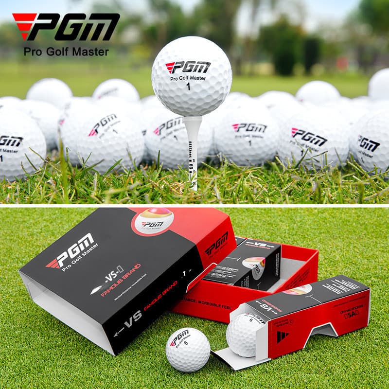 PGM ลูกกอล์ฟ 3 ชั้น 3-Piece Golf Ball Q017-2 | Sarin เด้งสม่ำเสมอ ซ้อม/ออกรอบ แพ็ก 3/12 ลูก รูปที่ 3
