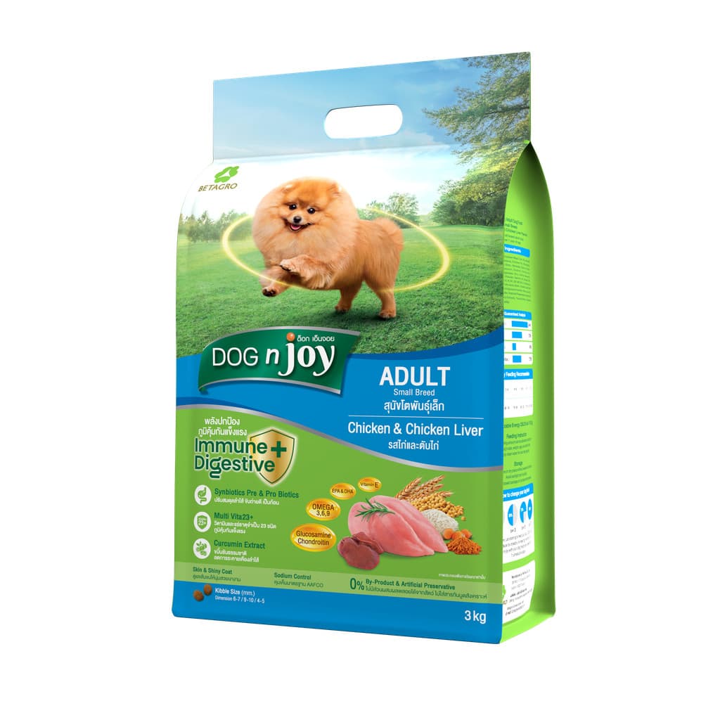 Dog n Joy ด็อกเอ็นจอย อาหารเม็ดสุนัข เกรดพรีเมียม สำหรับอาหารสุนัขโต 1 ปีขึ้นไป ขนาด 3 kg รูปที่ 9