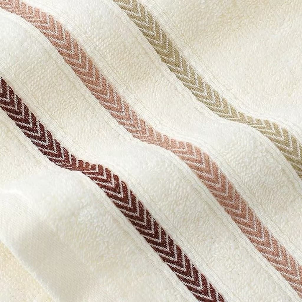 ผ้าขนหนู ขนาด 33x73 ซม ซับน้ำดีขนไม่หลุด นุ่มสบาย ผ้าเช็ดตัว cotton100% นุ่มและสบาย รูปที่ 4