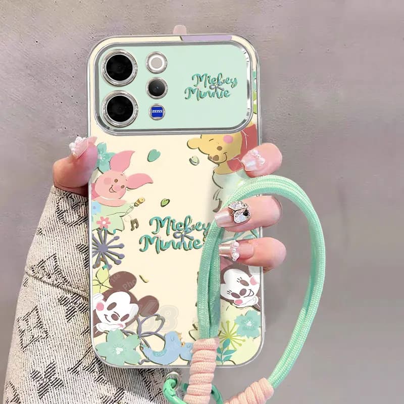 เคส Vivo V70 Case เคสลายการ์ตูนน่ารัก ดอกไม้ การ์ตูนมิกกี้ มินนี่เมาส์ เคสกันกระแทก ซิลิโคนเคลือบนุ่ม สำหรับเด็กผู้หญิง เด็กผู้ชาย นักเรียน รูปที่ 6