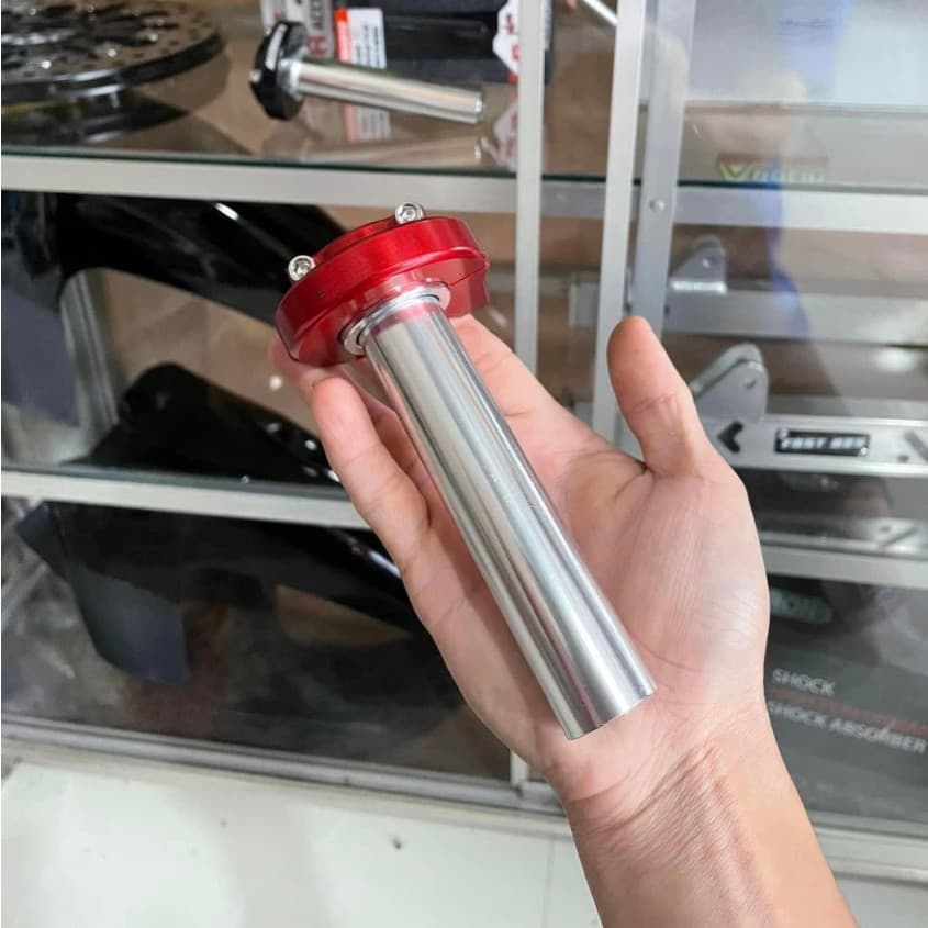 ที่พัก สเก็นถัง ซีเอ็นซี มาตรฐาน ก100 ใส่รถหลายรุ่น CNC อะไหล่รถจักรยานยนต์ดัดแปลงคันเร่งน้ำมันบิดใหญ่ รูปที่ 6