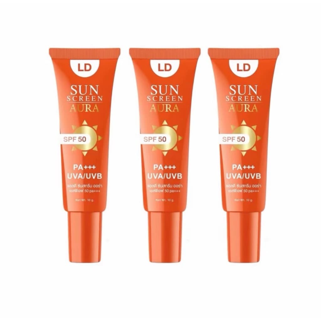 LD กันแดด กันแดดแม่ตั๊ก กันน้ำ กันเหงื่อ กันแดด SPF50 PA+++ บรรจุหลอดละ 10 กรัม รูปที่ 4