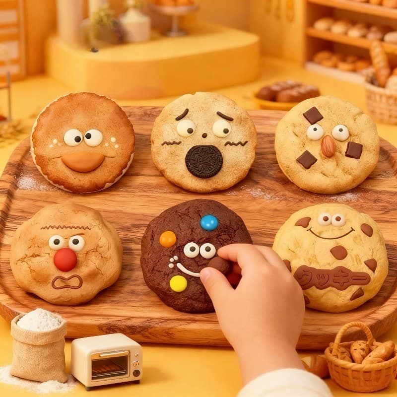 สกุชชี่ จุ่มคุ้กกี้ Chamelon Squishy Toy กล่องสุ่ม ฟื้นตัวช้า ช่วยคลายเครียด ของเล่นบีบคลายเครียด รูปที่ 6