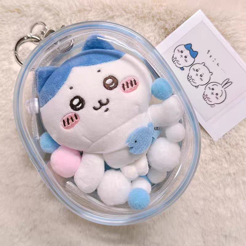 กระเป๋าใส่ลาบูบู้ Labubu กันฝุ่น ขนาด 13/18 /19ซม. กระเป๋า ใสพิเศษ ถุงใส่ลาบูบู้ PVC แบบใส รูปที่ 7