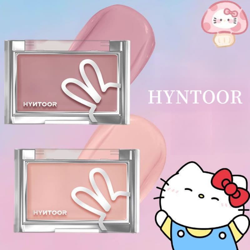 HYNTOOR Blush Plate Brightening Advanced Saturation Contraction สีขยายบรรยากาศแบบพกพา Monochrome Blush Plate รูปที่ 3