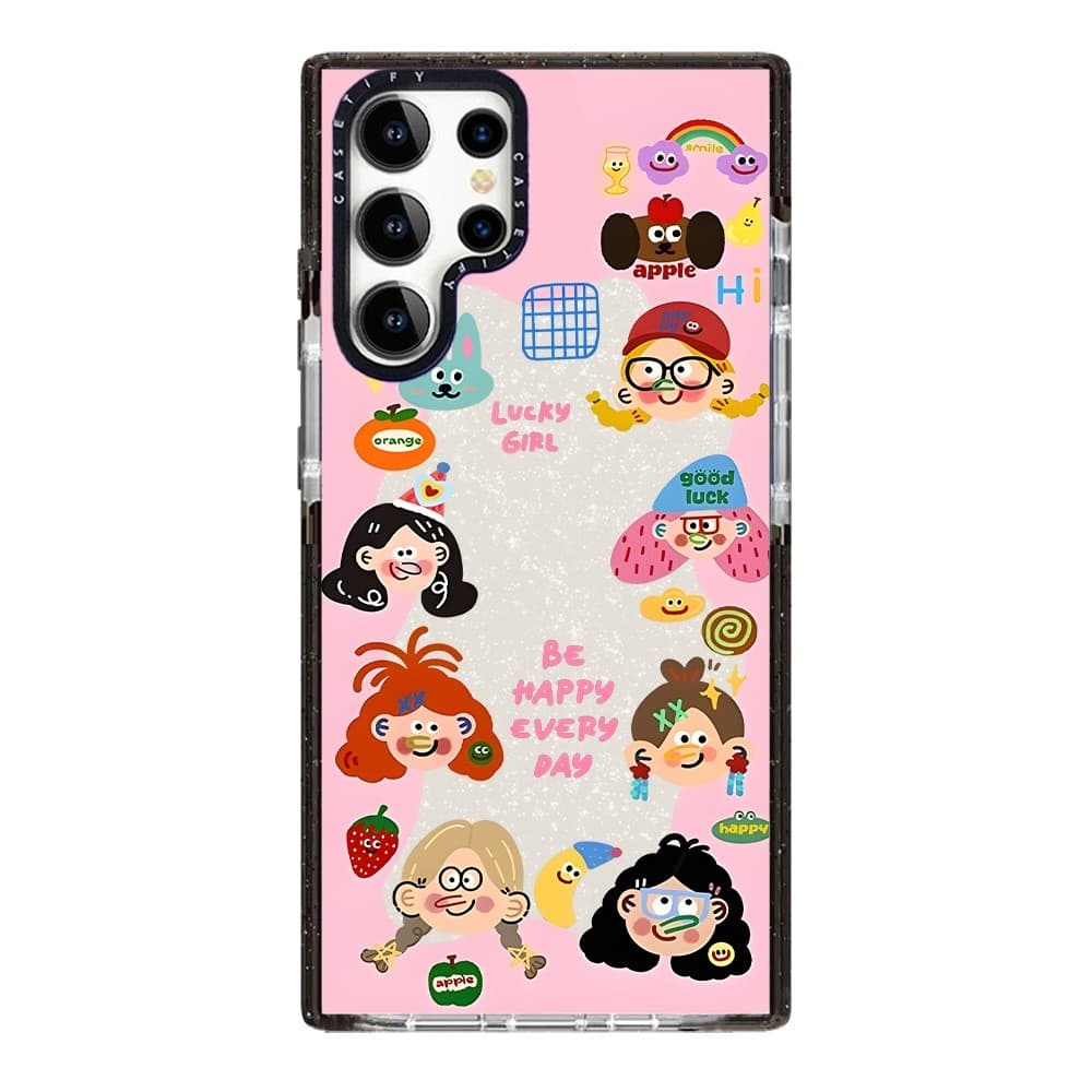 Gitter สาว Dogl Phone Case For Samsung Galaxy S26 25 24 23 22 UItra S25 24 Plus กันกระแทกป้องกันปลอก รูปที่ 4