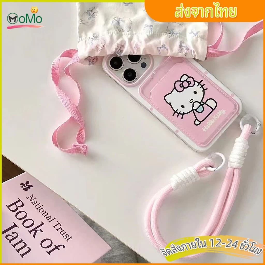 MOMO เคสสำหรับIPhone 16 15 14 13 12 11 Pro Max 7Plus 8 7 Plus X XR XS Max เคสไอโฟน น่ารักโบว์สีชมพูแฟชั่นการ์ตูนดูเดิล รูปที่ 4