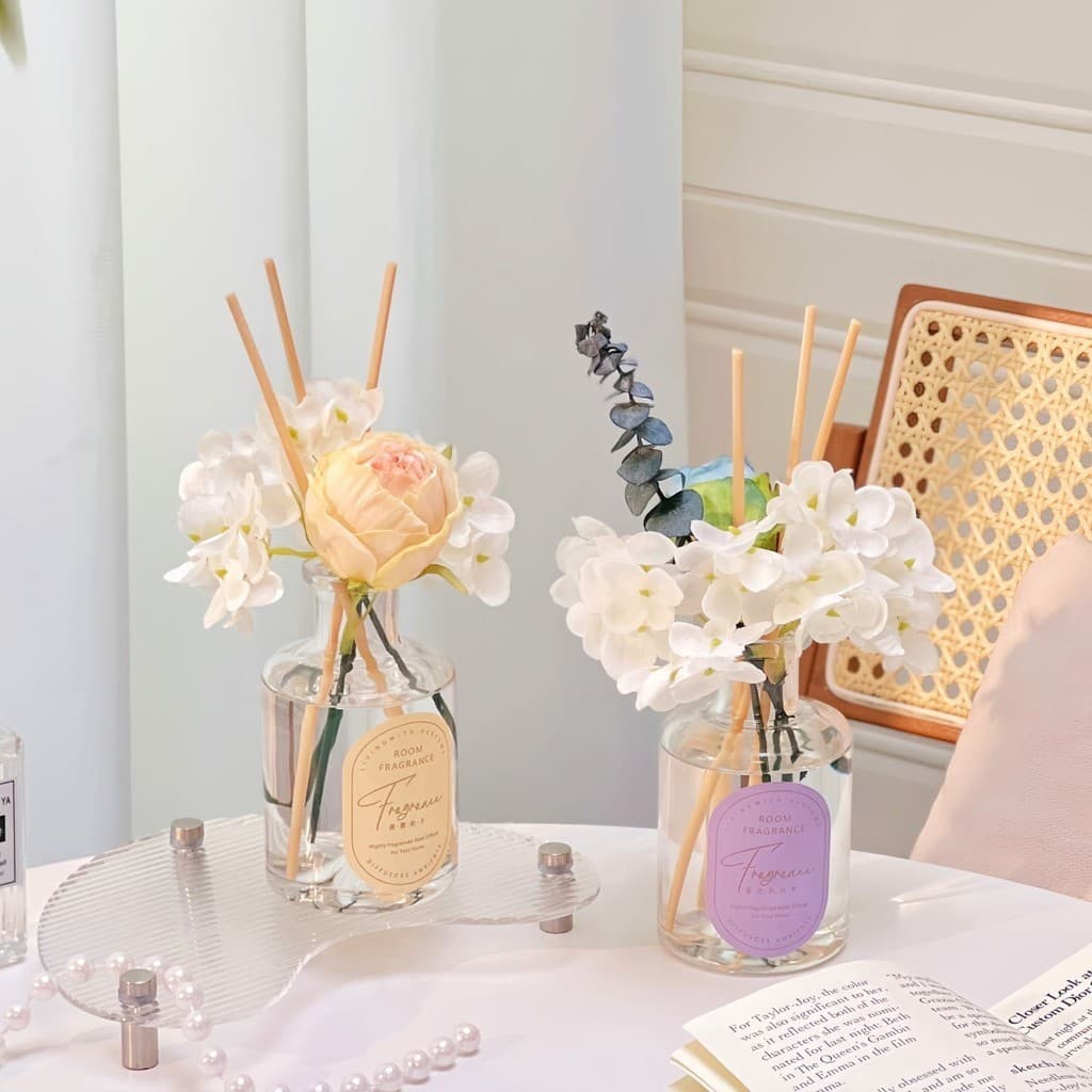 AESTE กลิ่นโรงแรมหรู ก้านน้ำหอม ก้านไม้หอม AESTE Reed Diffuser น้ำหอมอโรม่า 200 ml พร้อมก้านหอม ดอกไม้แห้ง รูปที่ 2