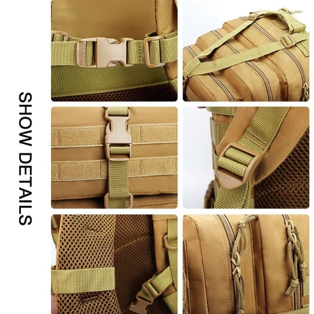 ERORO กระเป๋าเป้สะพายหลัง Outdoor 30L/45L กระเป๋าเป้ เดินป่า แคมป์ปิ้ง กันน้ำ รูปที่ 6