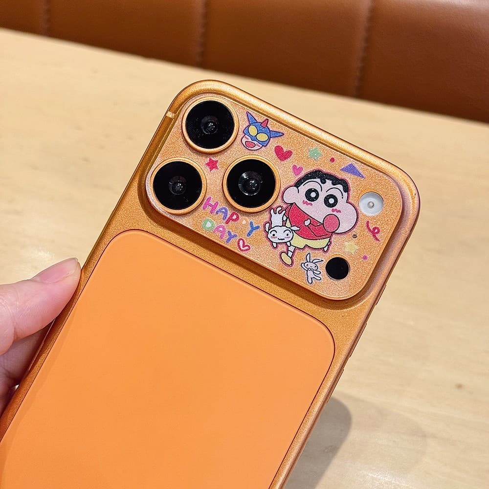 Ultra Thin Bear Star Man การ์ตูนแมว Hollow Out Glitter สติกเกอร์สําหรับ iPhone 17 Pro Max 17 Pro ฟิล์มนุ่มฐานเลนส์ชิ้น รูปที่ 8