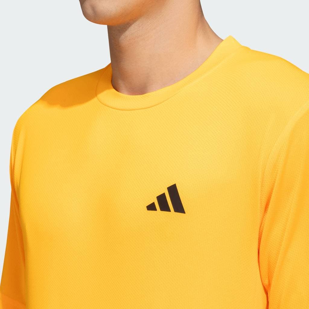 adidas Gym & Training เสื้อยืด WORKOUT ESSENTIALS BASE 3-STRIPES ผู้ชาย สีส้ม KD0709 รูปที่ 6