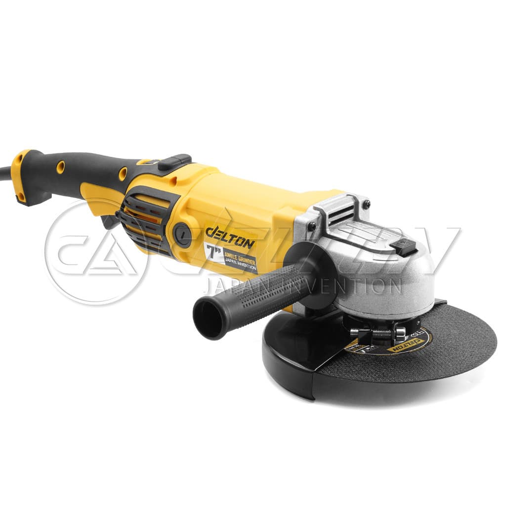 DELTON เครื่องเจียรไฟฟ้า 7 นิ้ว 2200 วัตต์ Angle Grinder รุ่น DT-701B พร้อมด้ามจับ และฝาครอบป้องกัน แถมฟรี ใบตัด 6 แผ่น รูปที่ 4