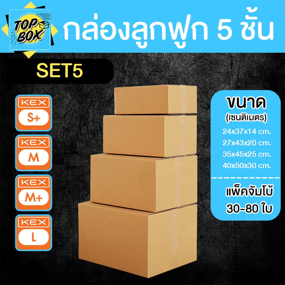 กล่องลูกฟูก 5 ชั้น KERRY รูปที่ 1