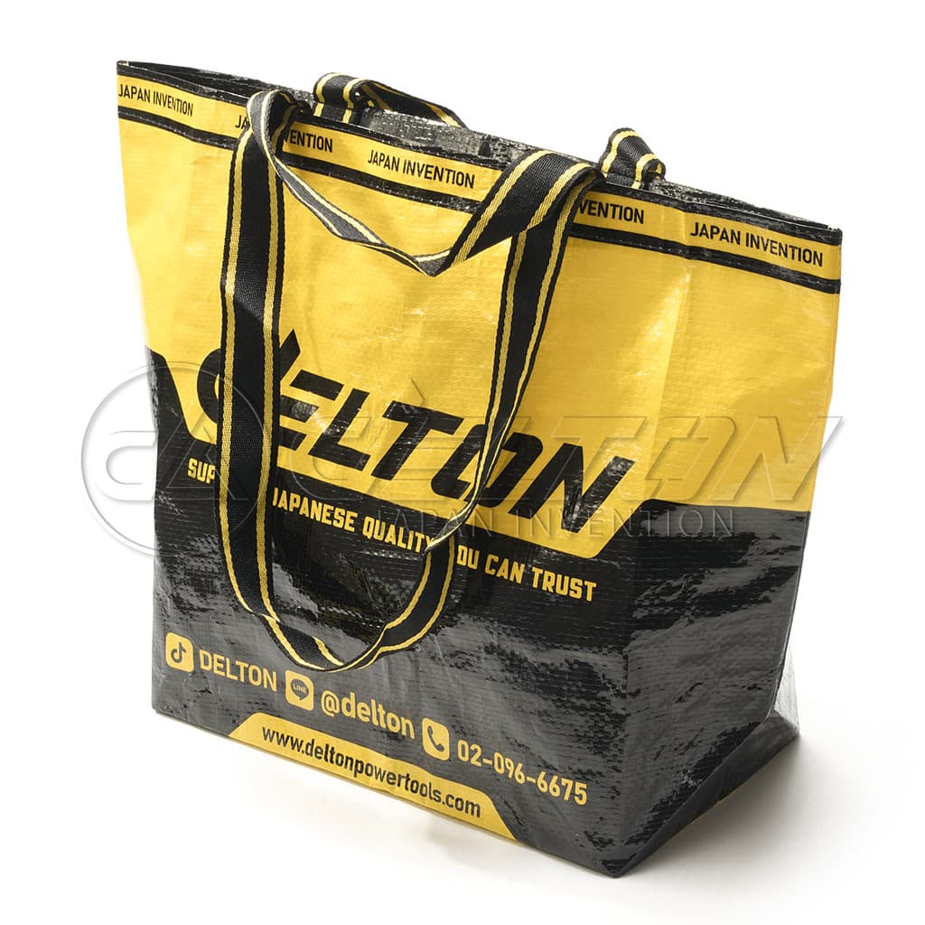 DELTON กระเป๋ากระสอบ กันน้ำ สะพายใหล่ ถุงช้อปปิ้ง รุ่น DB-01G อเนกประสงค์ ใส่ของได้เยอะ ทนทาน ไม่ฉีกขาดง่าย รูปที่ 2