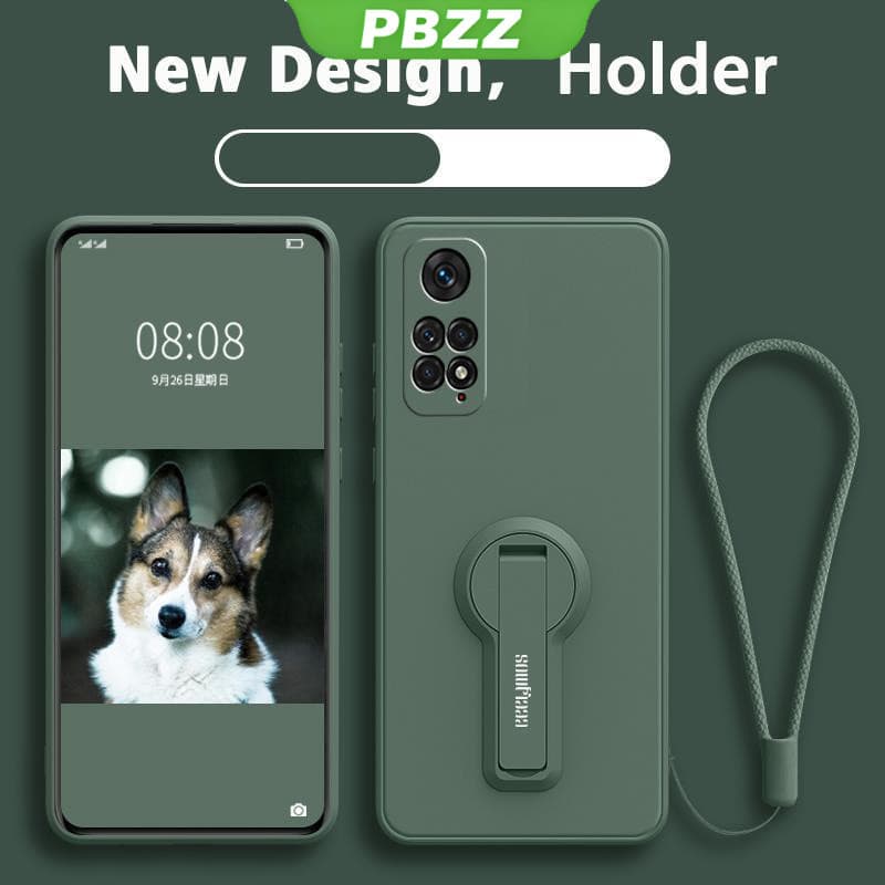 PBZZ FOR เคส ปลอก Redmi note 11 4g Xiaomi Redmi note 11S Redmi note 11 Pro 5g โทรศัพท์กรณี softcase ซิลิโคนเหลวป้องกันเรียบกันกระแทกกันชนปกการออกแบบใหม่360 ° กับผู้ถือ ytxzzj01 รูปที่ 4