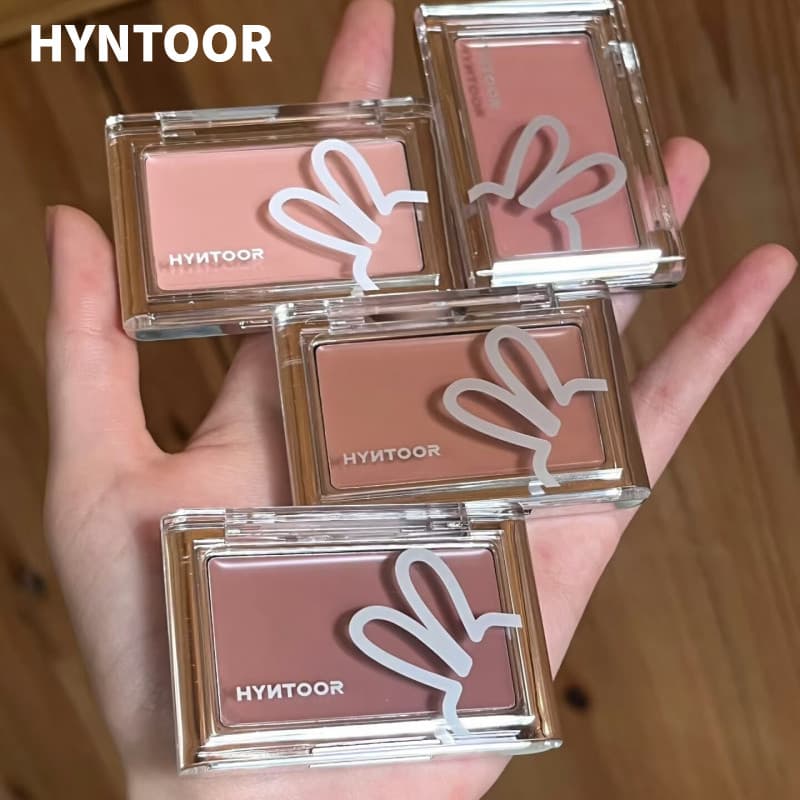 HYNTOOR Blush Plate Brightening Advanced Saturation Contraction สีขยายบรรยากาศแบบพกพา Monochrome Blush Plate รูปที่ 1