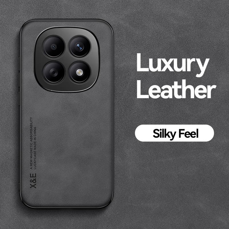 สําหรับ Xiaomi Redmi Note 15 14 13 12 Pro Plus 15 Pro+ Note 11 10 Pro 12S 11S 10S หรูหราหนังแม่เหล็กโทรศัพท์กรณีกล้องป้องกันสีทึบกันกระแทกซิลิโคนนุ่มฝาครอบ รูปที่ 7