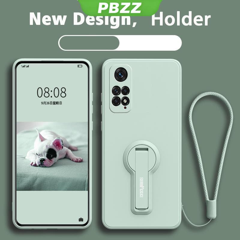 PBZZ FOR เคส ปลอก Redmi note 11 4g Xiaomi Redmi note 11S Redmi note 11 Pro 5g โทรศัพท์กรณี softcase ซิลิโคนเหลวป้องกันเรียบกันกระแทกกันชนปกการออกแบบใหม่360 ° กับผู้ถือ ytxzzj01 รูปที่ 1