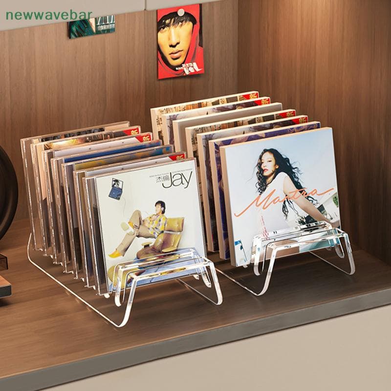 ชั้นวางซีดี อัลบั้ม และเทป โปร่งใส สําหรับบันทึก โชว์โชว์มัลติฟังก์ชั่น {TH} รูปที่ 9