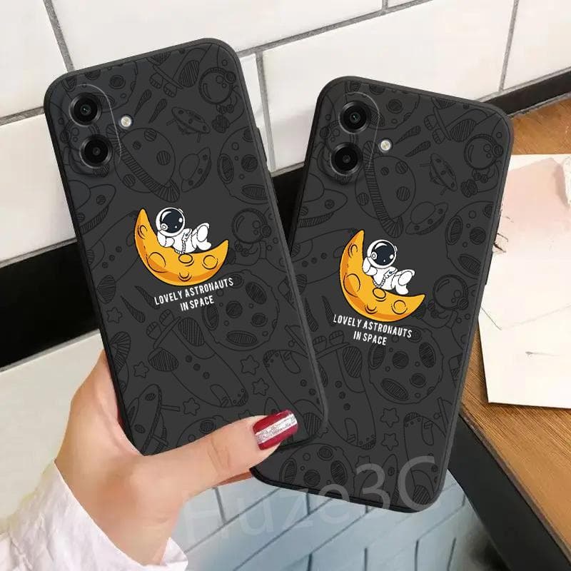 เคสสําหรับ Samsung A07, A06 4G, A05, เคสซิลิโคนแบบนิ่ม, เคสเทรนด์ย้อนยุค, เคสป้องกันเลนส์ รูปที่ 3