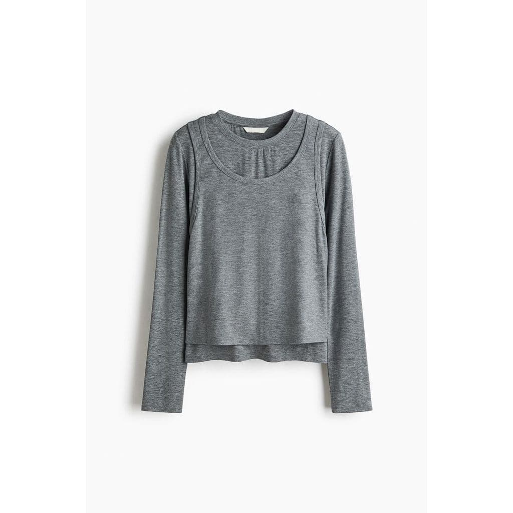 H&M เสื้อทับเลเยอร์ Women Layered top 1322606_1 รูปที่ 6