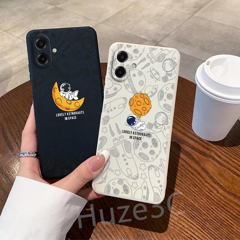เคสสําหรับ Samsung A07, A06 4G, A05, เคสซิลิโคนแบบนิ่ม, เคสเทรนด์ย้อนยุค, เคสป้องกันเลนส์ รูปที่ 9