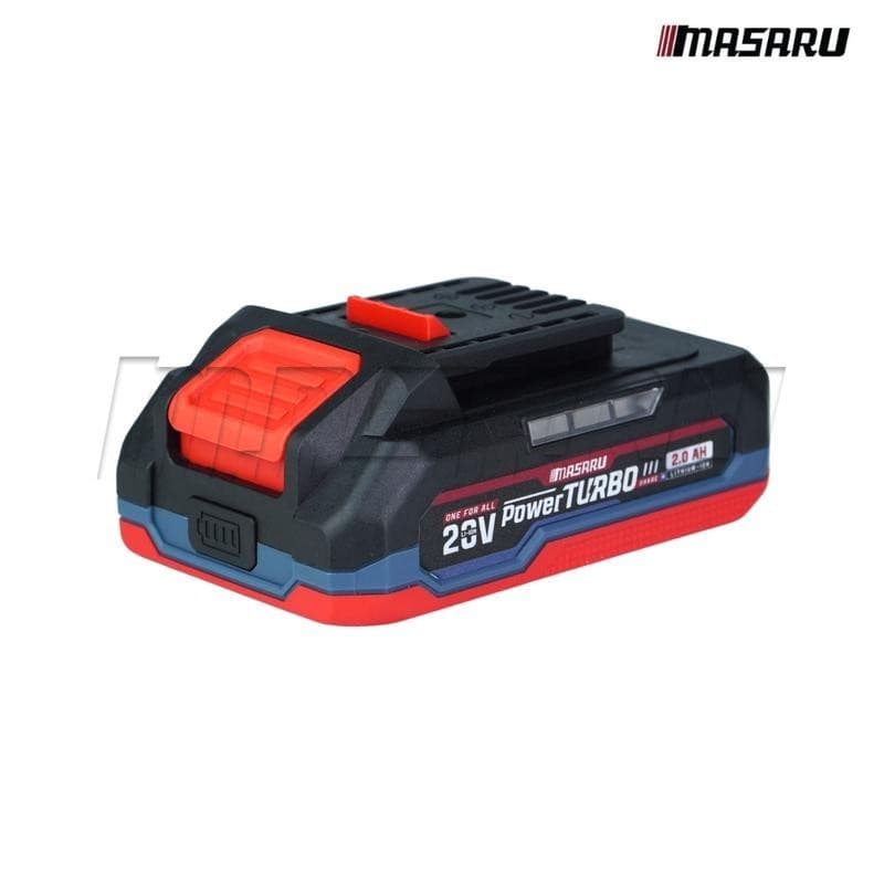 MASARU แบตเตอรี่ รุ่น POWER TURBO 20V แบตเตอรี่ลิเธียม 2.0Ah 4.0Ah 6.0Ah สำหรับเครื่องมือ แบตเสริม รูปที่ 2