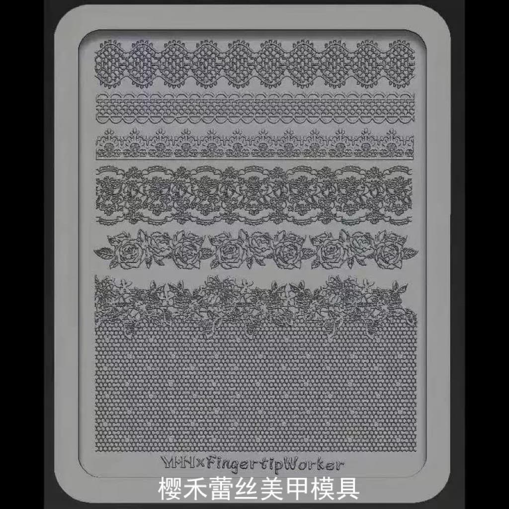 บล็อกซิลิโคน บล็อกทะเล ติตตี้ แม่พิมพ์ซิลิโคน DIY สำหรับตกแต่งเล็บ รูปที่ 8