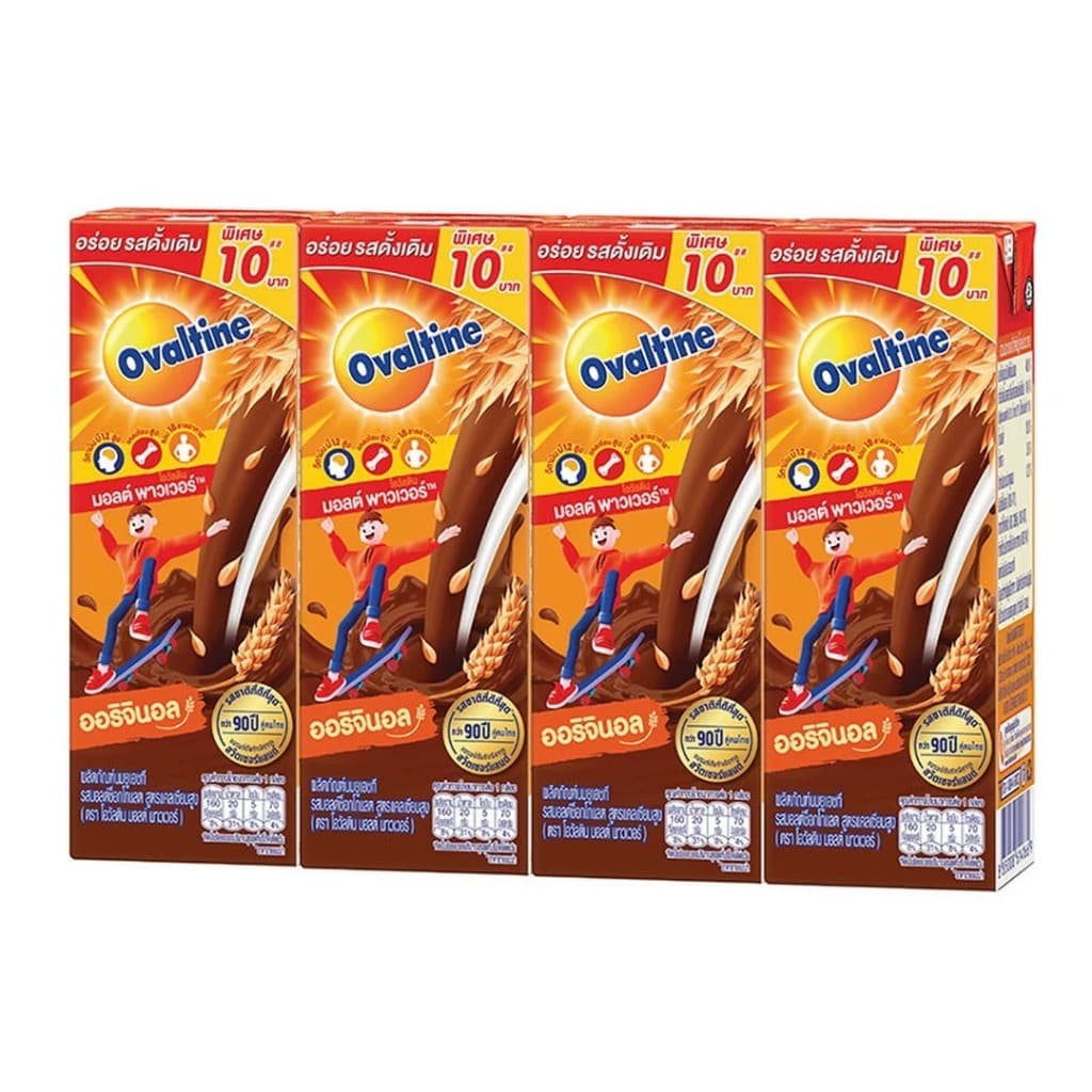 Ovaltine โอวัลติน ยูเอชที สูตรมอลต์ พาวเวอร์ รสออริจินอล ปริมาณ 165มล. รูปที่ 1