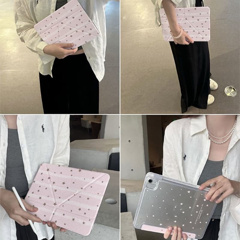 เคสป้องกันสําหรับ iPad Air6/Air7/Air8M2/M3 Air4/5 gen11 A16 10th generation 2026 Gen12Gen7 Gen8 Gen9 Mini6/7 air11/13 นิ้ว A17 Pro pro12.9 M4/M5 Y พับแท็บเล็ต รูปที่ 5