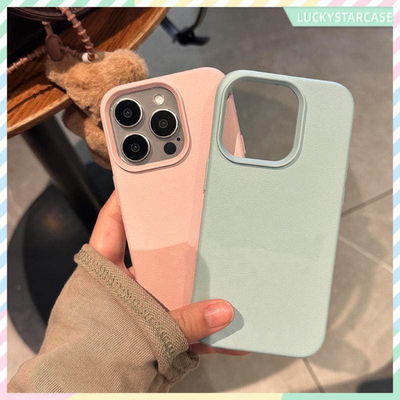 เคสโทรศัพท์ For iPhone 17 11 13 12 14 15 16 Pro Max 7 8 Plus XR X มาการอง เรียบง่าย สีทึบ ซิลิโคนอ่อนนุ่ม เคสกันกระแทก รูปที่ 7