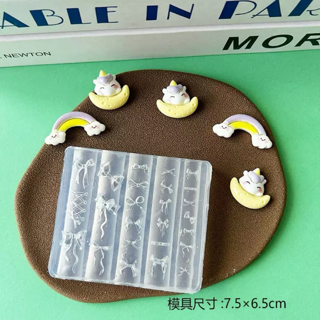 บล็อกซิลิโคน บล็อกทะเล ติตตี้ แม่พิมพ์ซิลิโคน DIY สำหรับตกแต่งเล็บ รูปที่ 7