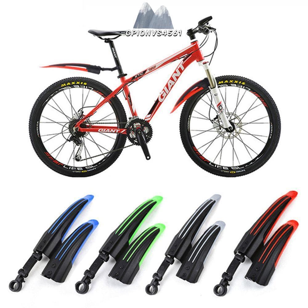 GPIONVS4561 บังโคลนจักรยานเสือภูเขา 2 ชิ้น Unbreakable Hot Double Color หน้า/หลัง รูปที่ 1
