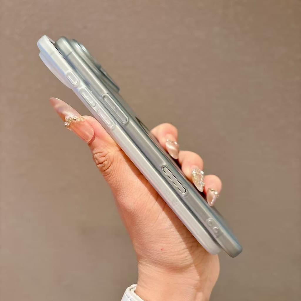 Ice Mist Frosted Magnetic TPU Soft Case สําหรับ iPhone 17 Pro Max 16 15 14 13 12 11 SE รูปที่ 6