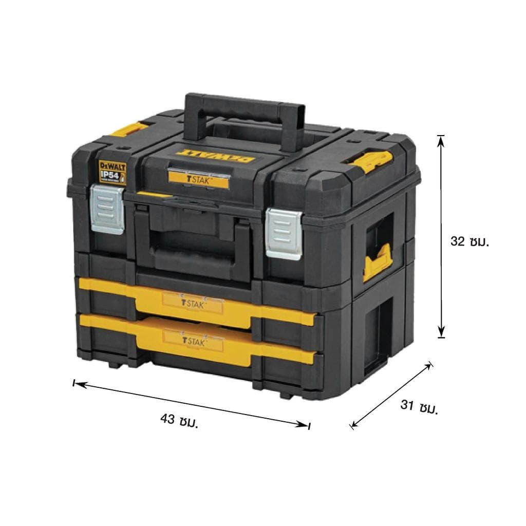 DEWALT กล่องเก็บเครื่องมือ รุ่น DWST83347 DWST83346 DWST83395 DWST83344 DWST1-70705 DWST1-71228 DWST829681 รูปที่ 4