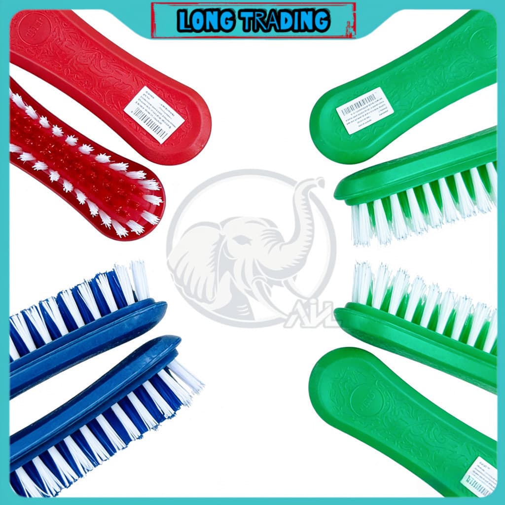 แปรงซักผ้า L-1159 ด้ามจับถนัดมือ คละสี 1162-1160 รูปที่ 1