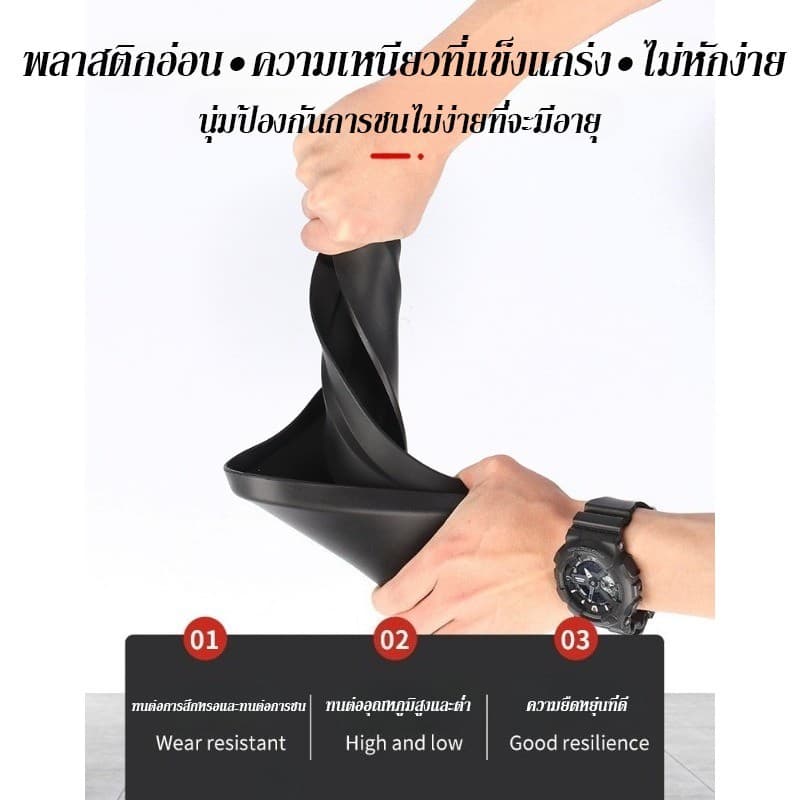 บังโคลน Chery Jaecoo 5 J5 2025 4Pcs แผ่นบังโคลนพลาสติกอ่อน ติดตั้งง่าย ทนทาน อุปกรณ์เสริมรถยนต์ 4ประตู รูปที่ 4