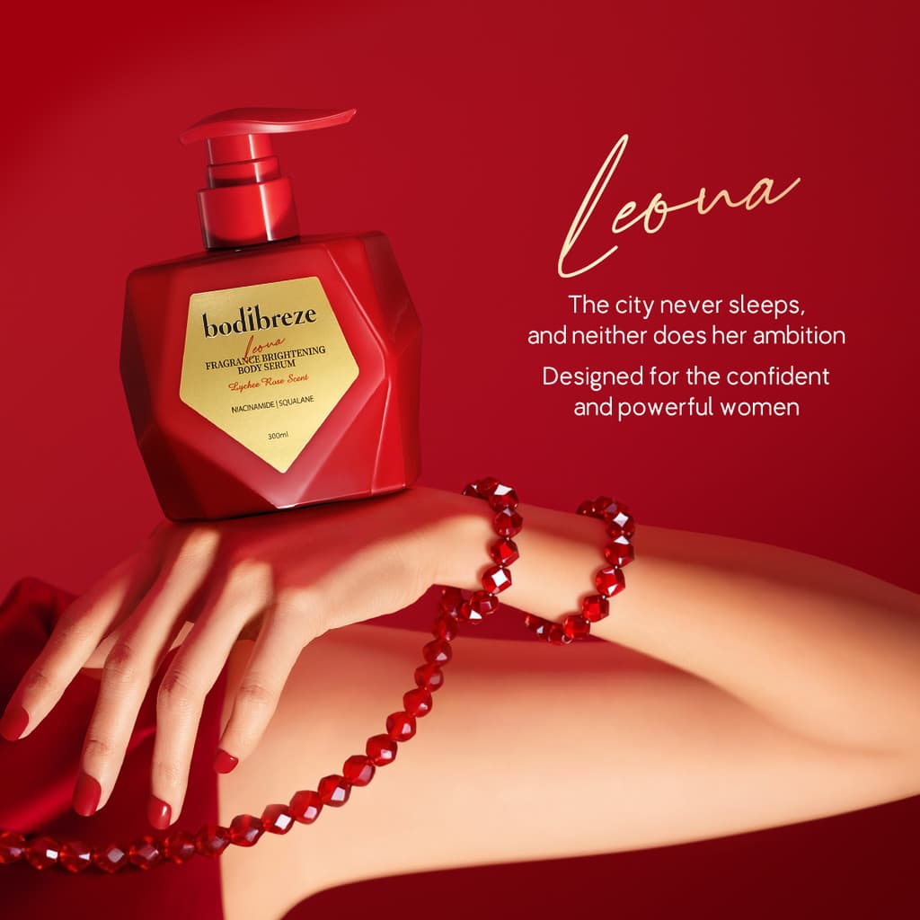 Bodibreze Fragrance Brightening Leona Body Serum 300ml |เซรั่มบอดี้ ขาวใส เนียนนุ่ม ชุ่มชื่น ดูดซึมไว ไม่เหนียวเหนอะหนะ รูปที่ 4