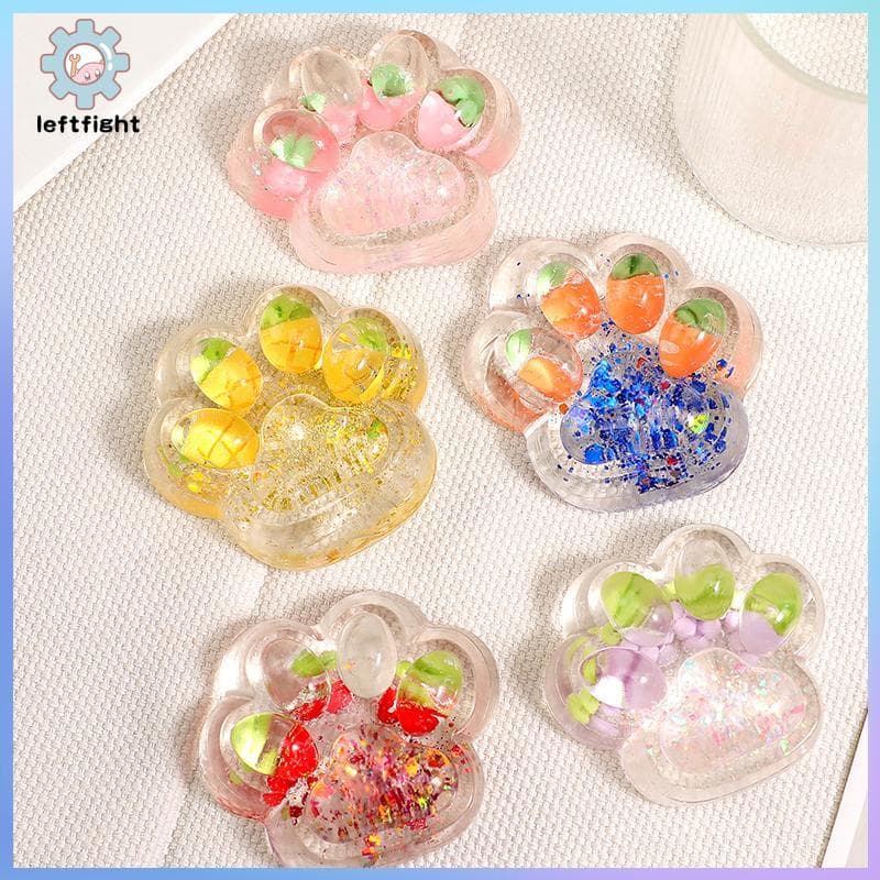 ซ้าย 1 ชิ้น Cat Claw นุ่มช้า Rebound ความเครียดบรรเทาบีบ Props Starlit Sky Big Cat Paw Squishy Fidget ของเล่นหยิก Dpression ของขวัญ GHT รูปที่ 1