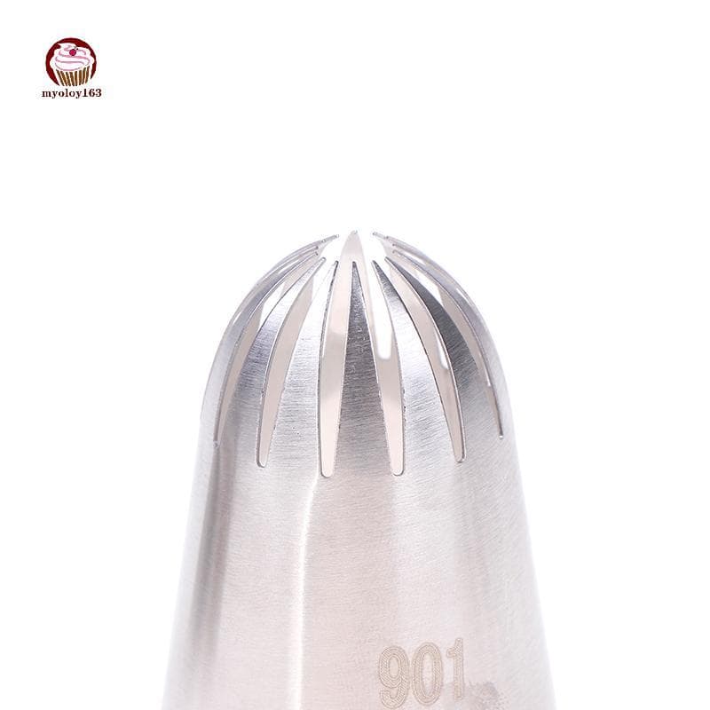 ของฉัน 901 902 903 902 สแตนเลสขนาดใหญ่ปิดดาวท่อหัวฉีดครีมไอซิ่งเคล็ดลับเค้ก ฉ ออนดานท์ ครัวเบเกอรี่เครื่องมือ ไทย รูปที่ 7