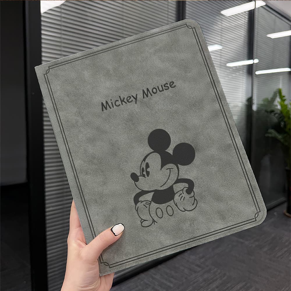 24ชั่วโมงจัดส่งเคสiPad Air7/6 13 Pro13 2024 Gen11 Gen8/9 Air5 mini7 รุ่นตัวละครน่ารัก ผิวสีเทา ป้องกันแรงกระแทกดี รูปที่ 2