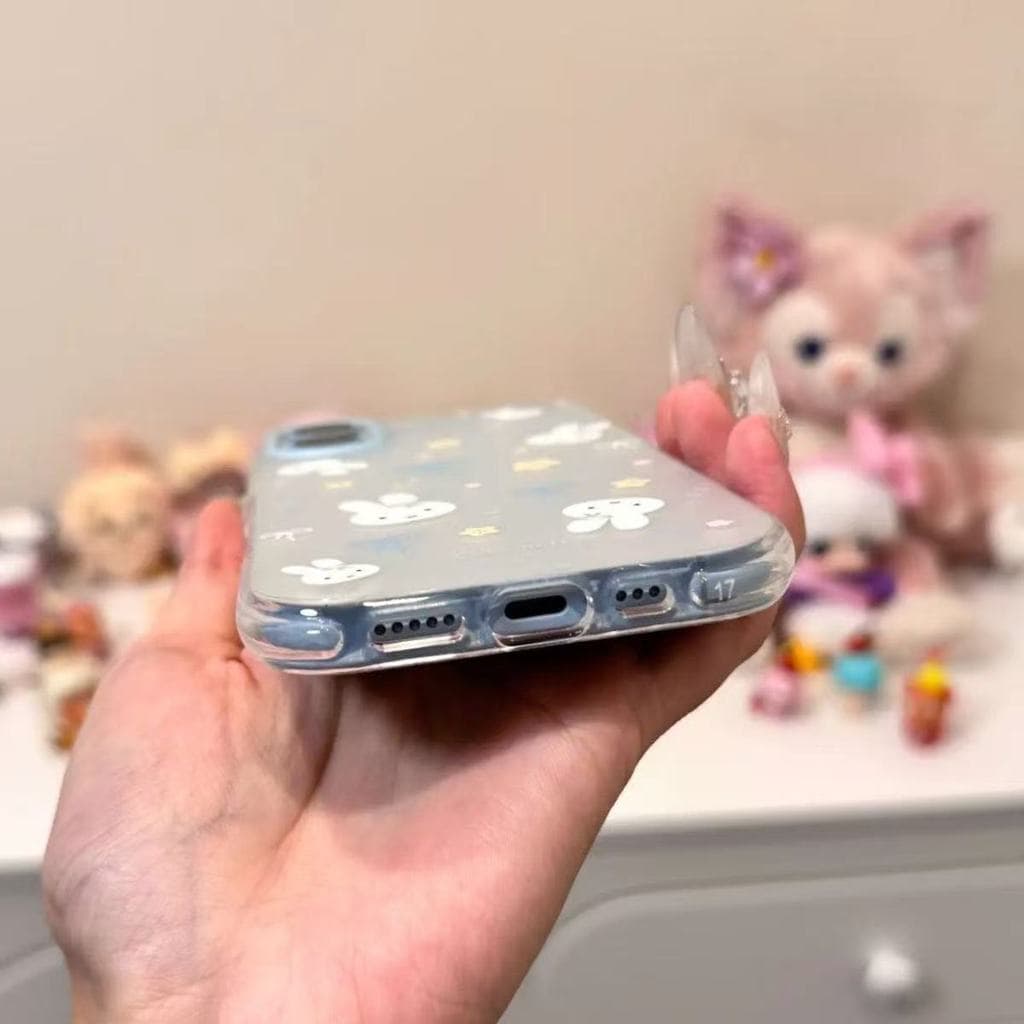 GOODเคสไอโฟน 11 สำหรับIPhone 17 11 15 13 12 16 14 Pro Max X XR 14 7 8 Plus SE ฮิต เคสใส ลายมิฟฟี้กระต่าย น่ารัก รูปที่ 5