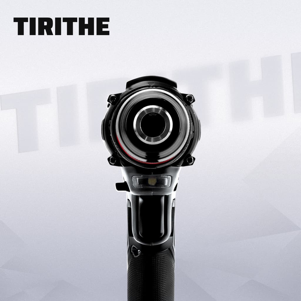 สว่านไร้สายแบบไร้แปรง 13MM เครื่องมือระดับโปร พร้อมแบตเตอรี่ 2 ก้อน – TIRITHE Professional Cordless Drill รูปที่ 6