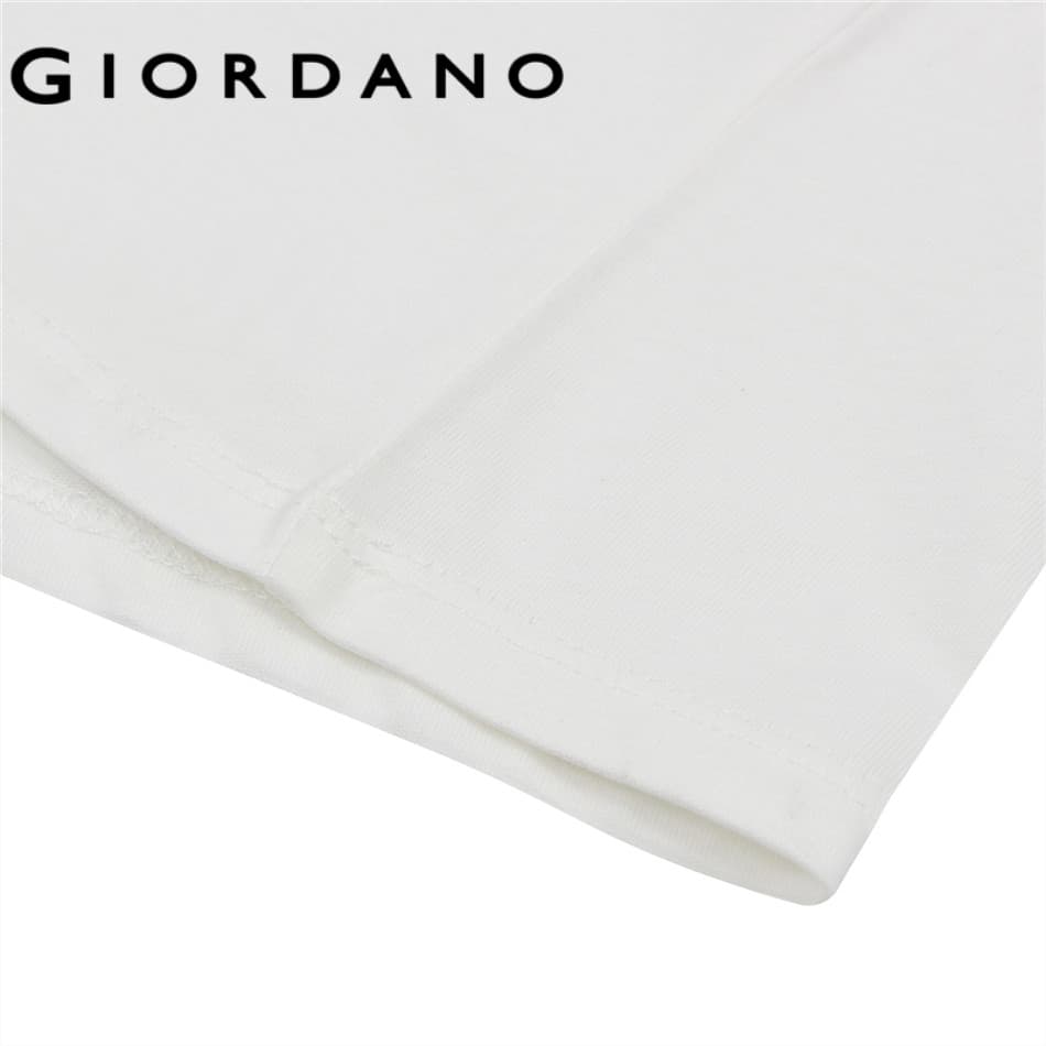 GIORDANO เสื้อยืดผู้หญิง Women's Comfort Printed Tee 05395239 รูปที่ 5