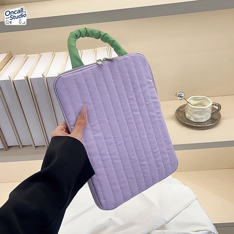 กระเป๋าใส่ iPad 11นิ้ว แลปท็อป 14นิ้ว สีสันน่ารัก พกพาสะดวก ของน่ารักยอดนิยม ของขวัญสำหรับนักเรียน รูปที่ 5