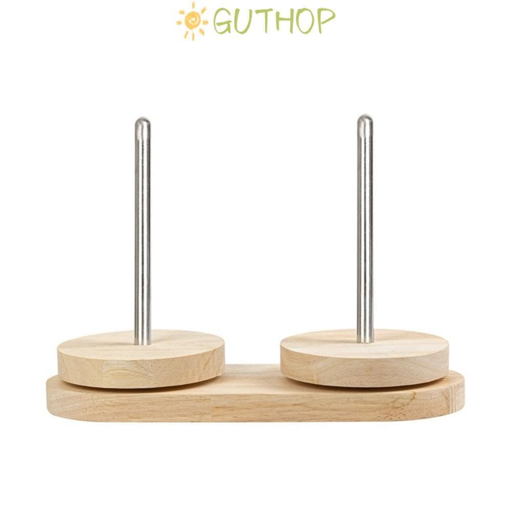GUTHOP เครื่องมือหมุนเส้นด้าย, ขนสัตว์ไม้ที่ถอดออกได้กรอบแกนไขลาน, ทนทานแบบพกพาผู้ถือเส้นด้ายถักโครเชต์ รูปที่ 7