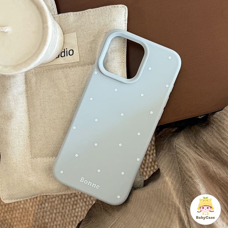 เคสสำหรับ iPhone 17 14 15 11 16 12 13 Pro Max 15 Pro 16E 16 14 15 Plus เคสโทรศัพท์ลายจุดหลากสี เรียบง่ายและดูดีมีสไตล์ รูปที่ 5