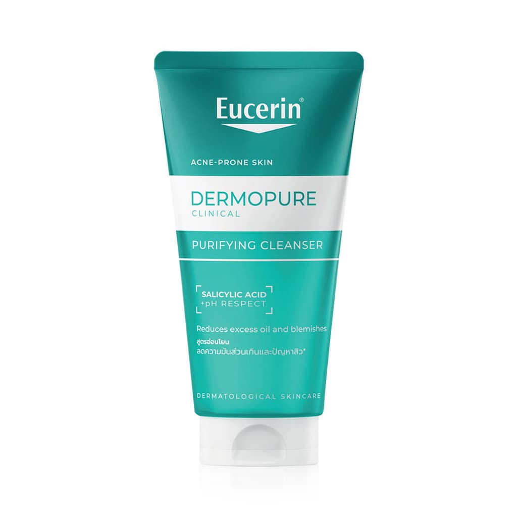 Eucerin Dermopure Clinical Purifying Cleanser 75ml เจลล้างหน้าสูตรอ่อนโยน สำหรับผิวมันเป็นสิว ยูเซอริน. รูปที่ 3