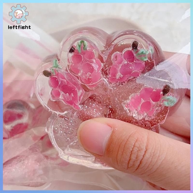 ซ้าย 1 ชิ้น Cat Claw นุ่มช้า Rebound ความเครียดบรรเทาบีบ Props Starlit Sky Big Cat Paw Squishy Fidget ของเล่นหยิก Dpression ของขวัญ GHT รูปที่ 6