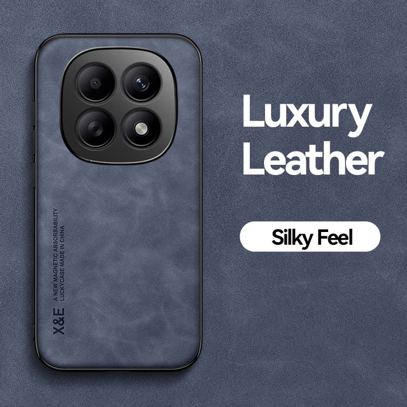 สําหรับ Xiaomi Redmi Note 15 14 13 12 Pro Plus 15 Pro+ Note 11 10 Pro 12S 11S 10S หรูหราหนังแม่เหล็กโทรศัพท์กรณีกล้องป้องกันสีทึบกันกระแทกซิลิโคนนุ่มฝาครอบ รูปที่ 8